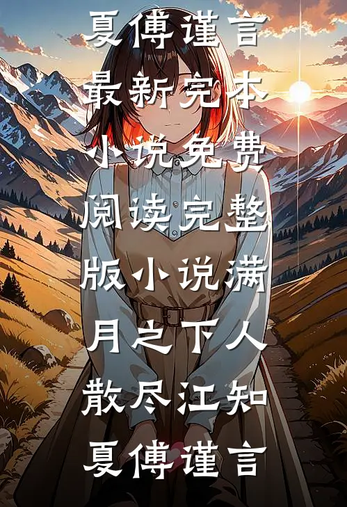 满月之下人散尽(江知夏傅谨言)最新完本小说_免费阅读完整版小说满月之下人散尽江知夏傅谨言