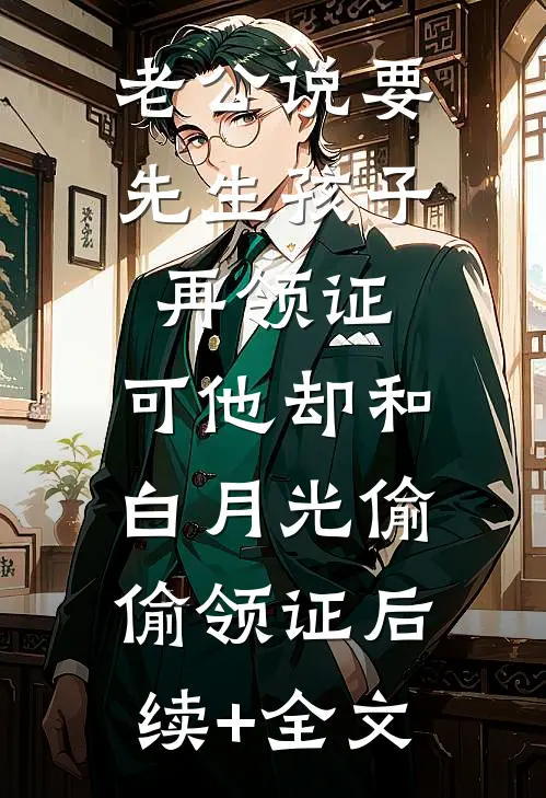 老公说要先生孩子再领证，可他却和白月光偷偷领证后续+全文