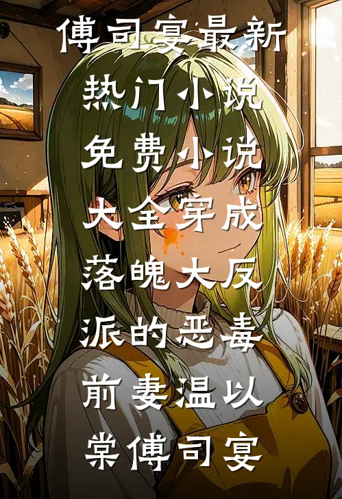 穿成落魄大反派的恶毒前妻温以棠傅司宴最新热门小说_免费小说大全穿成落魄大反派的恶毒前妻(温以棠傅司宴)