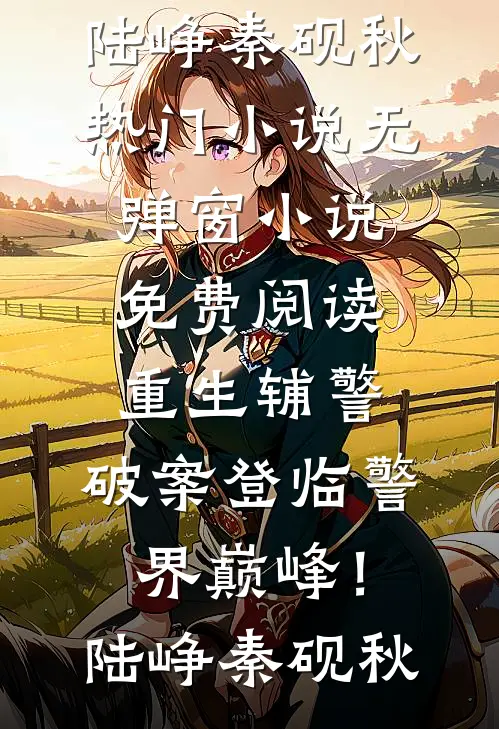重生辅警：破案登临警界巅峰！(陆峥秦砚秋)热门小说_无弹窗小说免费阅读重生辅警：破案登临警界巅峰！(陆峥秦砚秋)